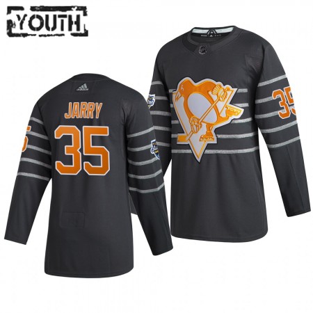Pittsburgh Penguins Dresy Tristan Jarry 35  Šedá Adidas 2020 NHL All-Star Authentic - Dětské